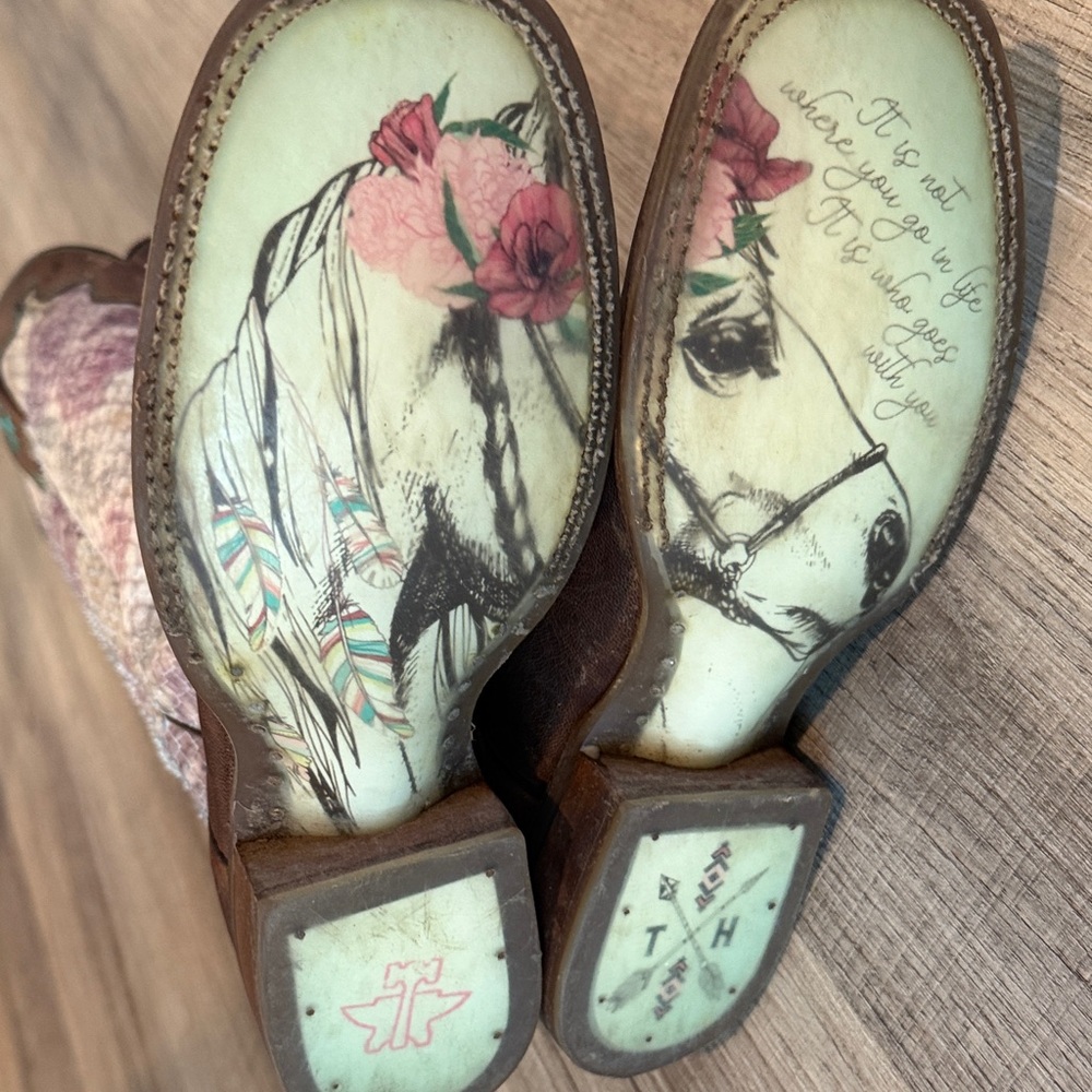 Women's Tin Haul Square Toe Boots - Picture 6 of 6